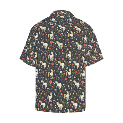 Unicorn Print Design LKS301 Men's Hawaiian Shirt