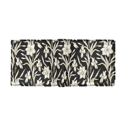 Daffodils Pattern Print Design DF06 Men's ID Card Wallet