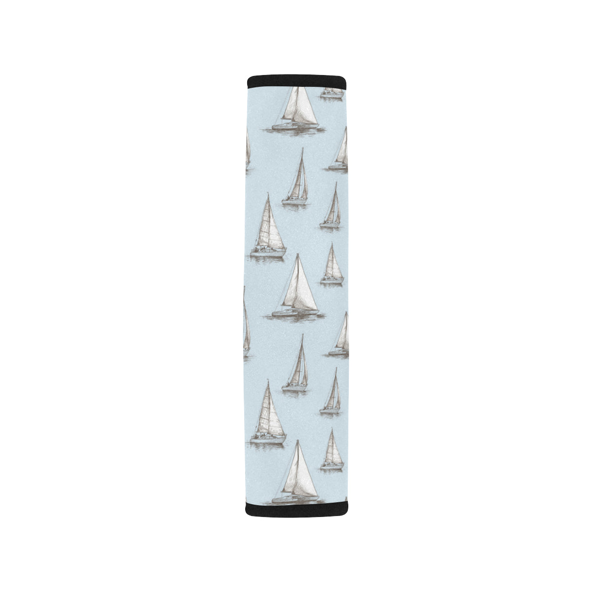 Sailing Ships Pattern Print Design A01 Car Seat Belt Cover