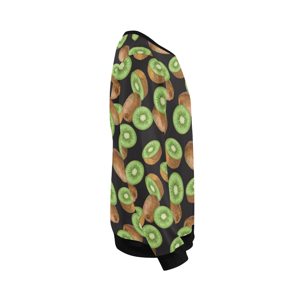 Kiwi Pattern Print Design KW03 Men Long Sleeve Sweatshirt