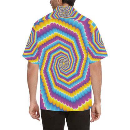 Optical illusion Pattern Print Design A04 Men's Hawaiian Shirt