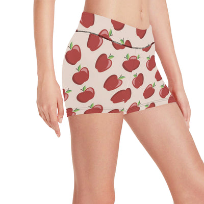 Apple Pattern Print Design AP01 Yoga Shorts