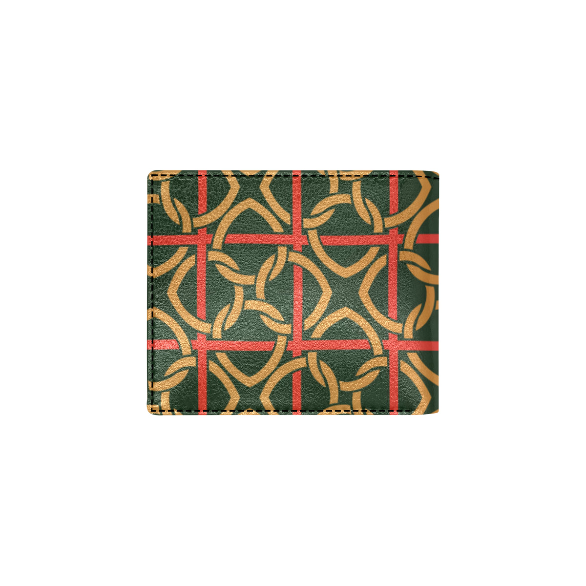 Irish Pattern Print Design 01 Men's ID Card Wallet