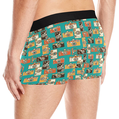 Camera Pattern Print Design 02 Men's Boxer Briefs