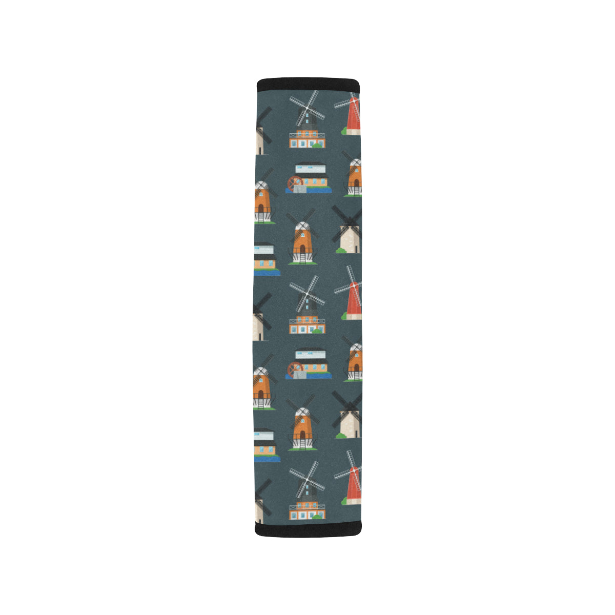Windmill Pattern Print Design 04 Car Seat Belt Cover