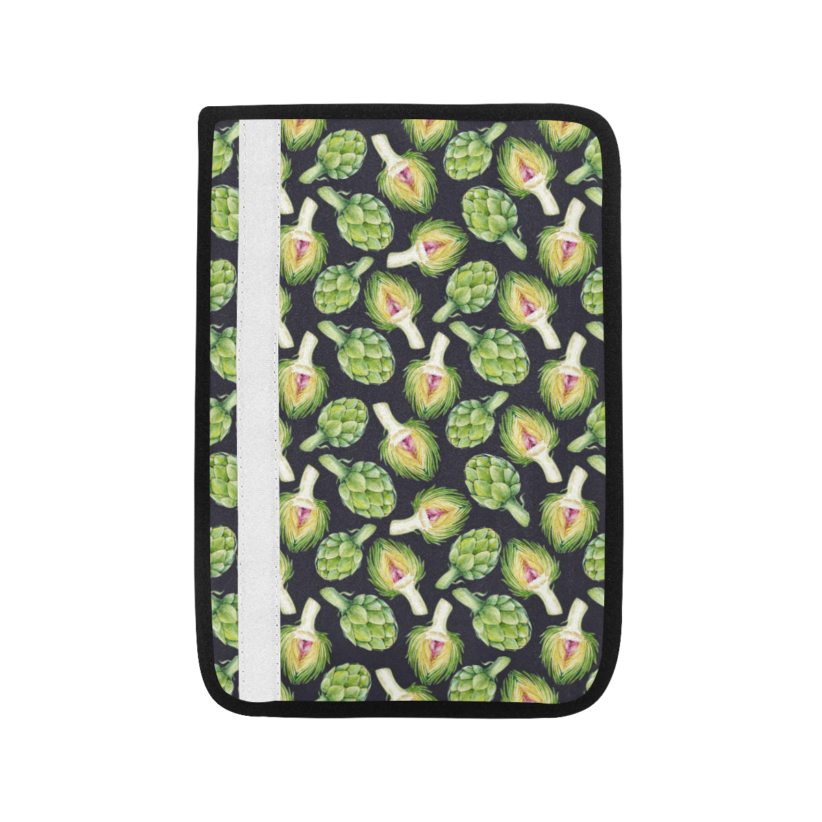 Artichoke Pattern Print Design 01 Car Seat Belt Cover