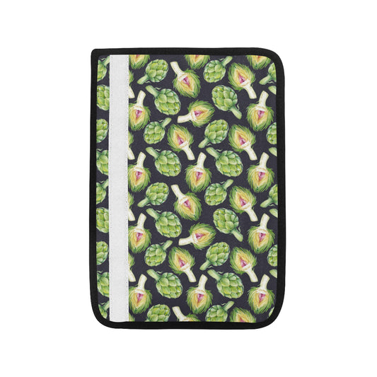 Artichoke Pattern Print Design 01 Car Seat Belt Cover