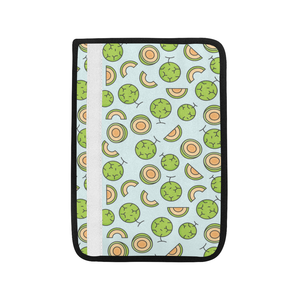 Cantaloupe Pattern Print Design 02 Car Seat Belt Cover