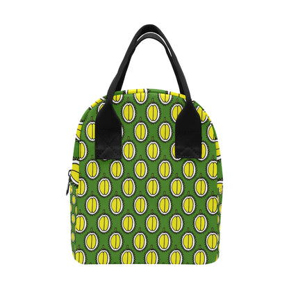 Durian Pattern Print Design DR01 Insulated Lunch Bag