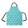 Bull Terriers Pattern Print Design 07 Apron with Pocket