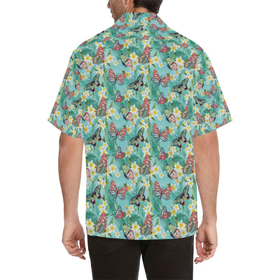 Butterfly Pattern Print Design 09 Men's Hawaiian Shirt