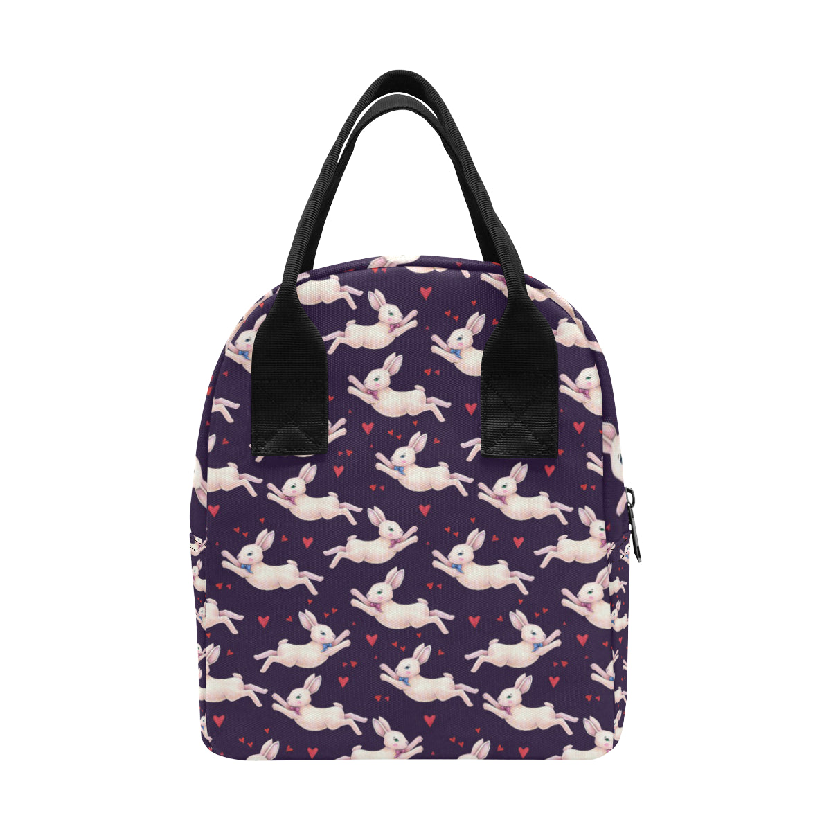 Rabbit Pattern Print Design RB016 Insulated Lunch Bag