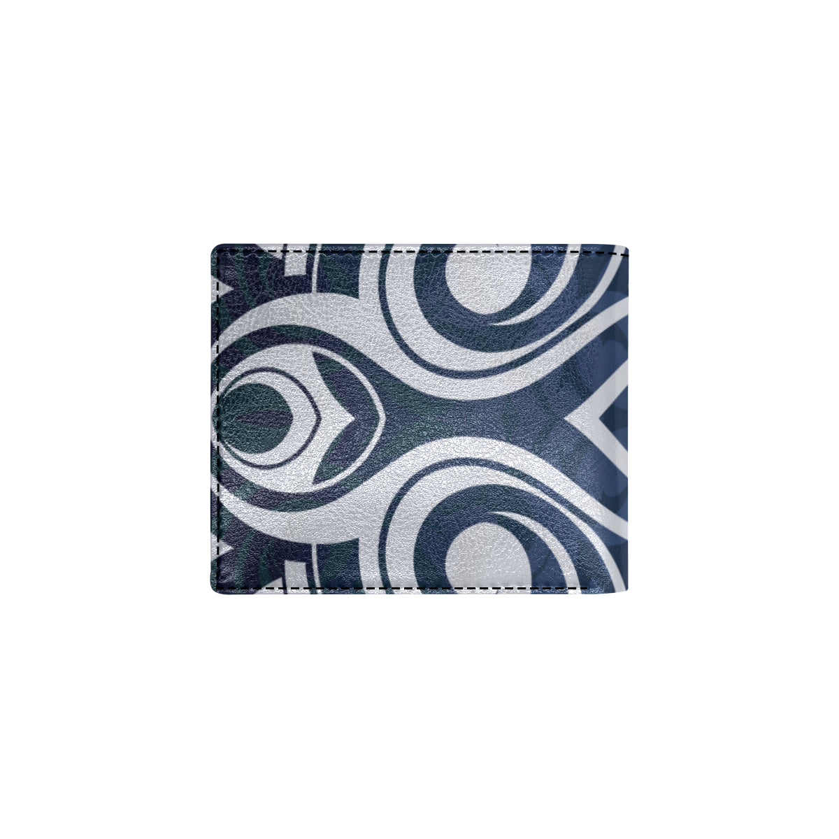 Maori Pattern Print Design 01 Men's ID Card Wallet