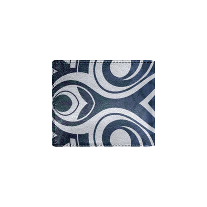 Maori Pattern Print Design 01 Men's ID Card Wallet