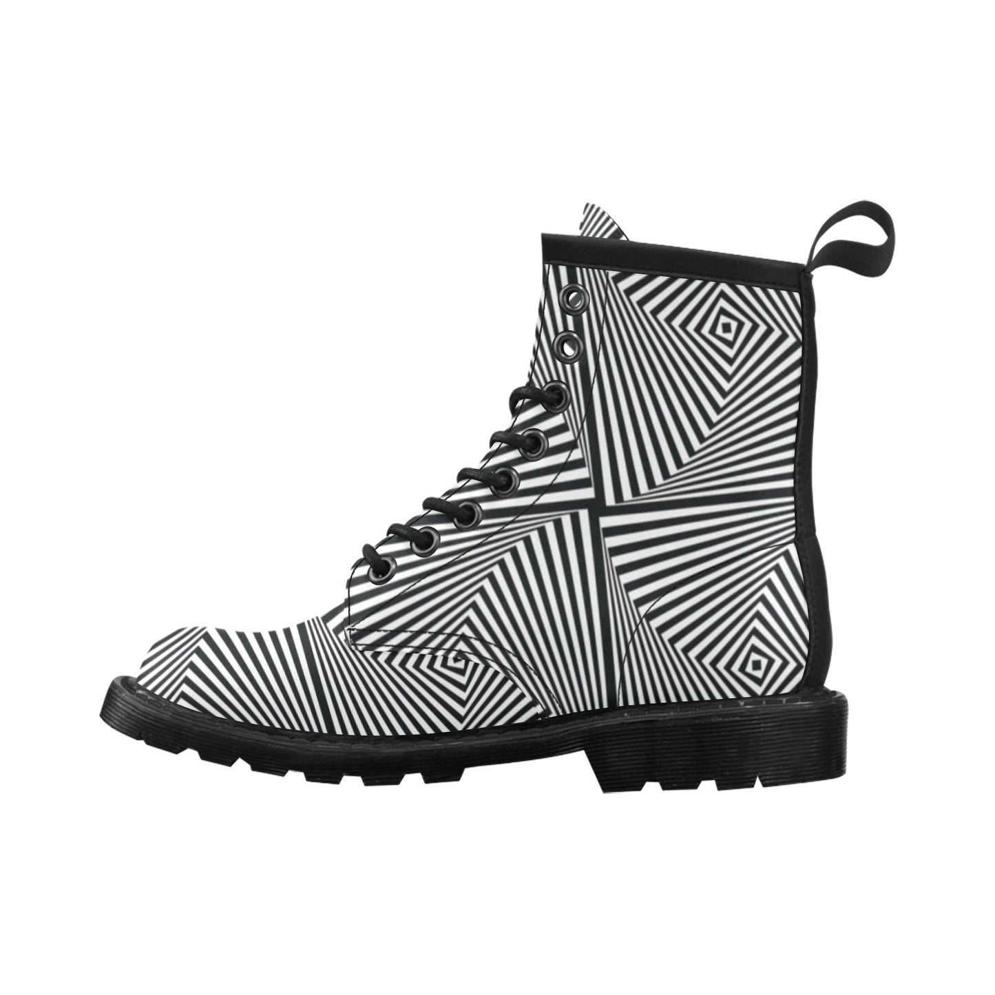 Vortex Print Design LKS302 Women's Boots