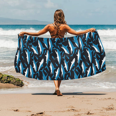 Shark Print Design LKS303 Beach Towel 32" x 71"