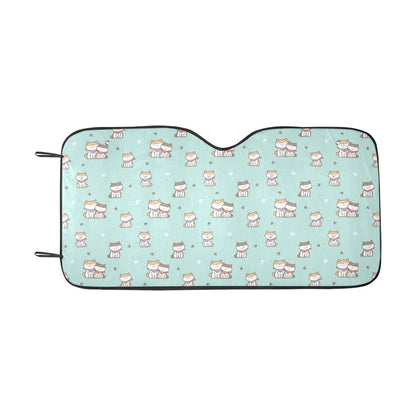 Shiba Inu Print Design LKS302 Car front Windshield Sun Shade