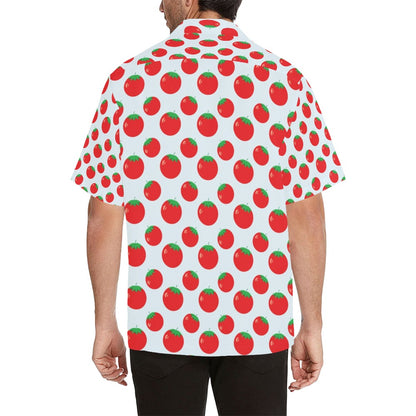 Tomato Print Design LKS307 Men's Hawaiian Shirt