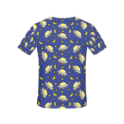UFO Print Design LKS309 Women's  T-shirt