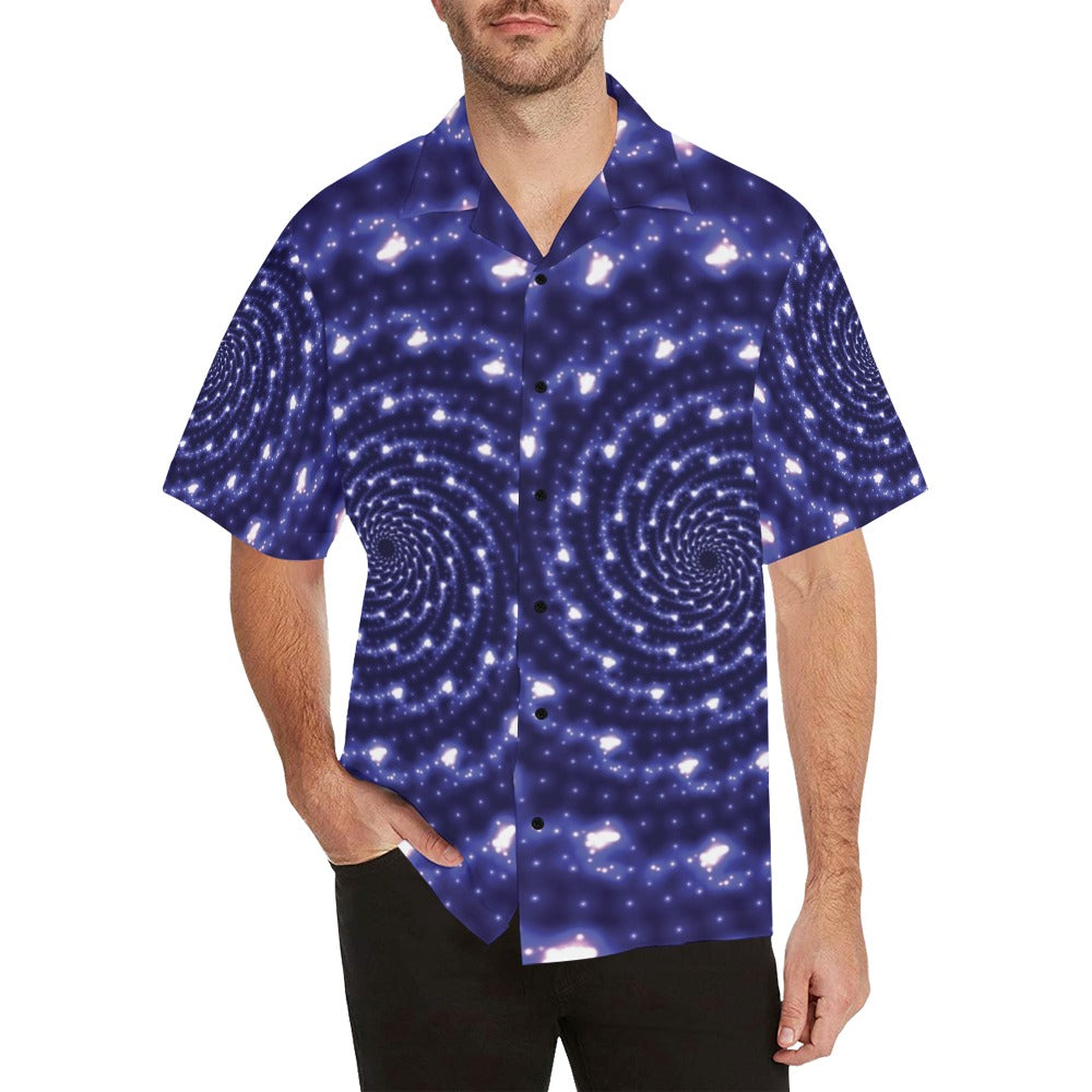 Vortex Print Design LKS305 Men's Hawaiian Shirt