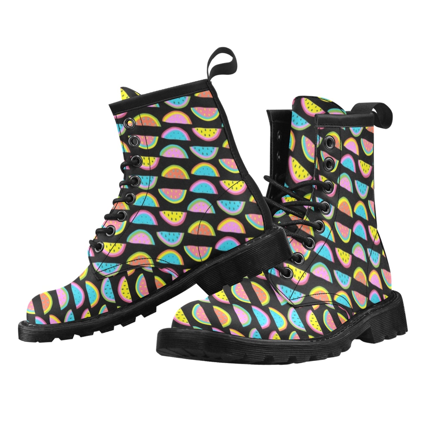 Watermelon Pattern Print Design WM08 Women's Boots