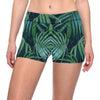 Tropical Flower Pattern Print Design TF011 Yoga Shorts