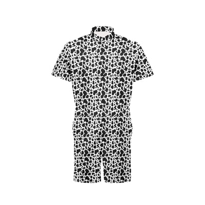 Cow Skin Pattern Print Design 04 Men's Romper