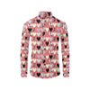 Chihuahua Pattern Print Design 01 Men's Long Sleeve Shirt