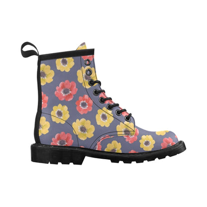 Anemone Pattern Print Design AM010 Women's Boots