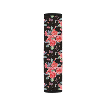 Camellia Pattern Print Design CM03 Car Seat Belt Cover
