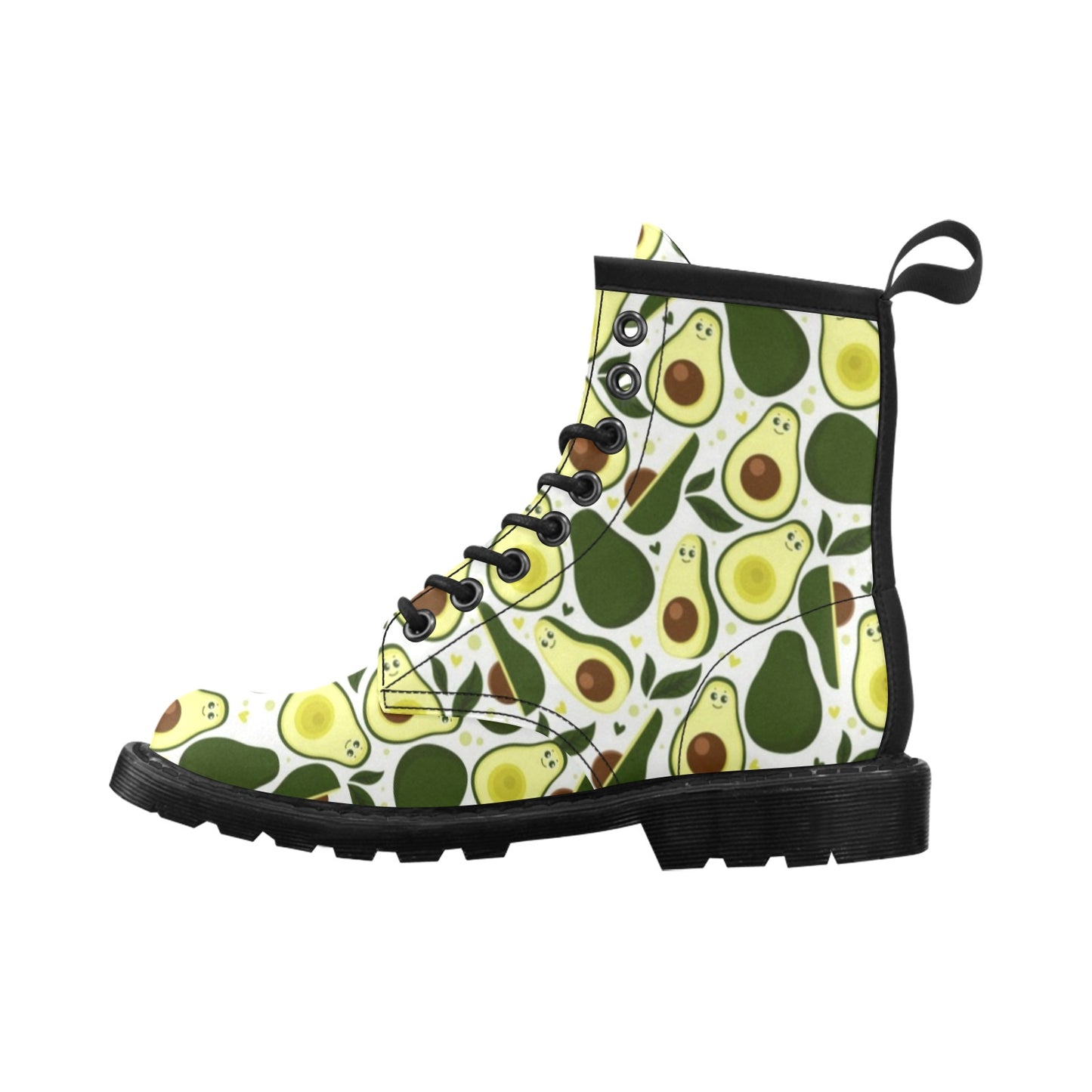 Avocado Pattern Print Design AC06 Women's Boots