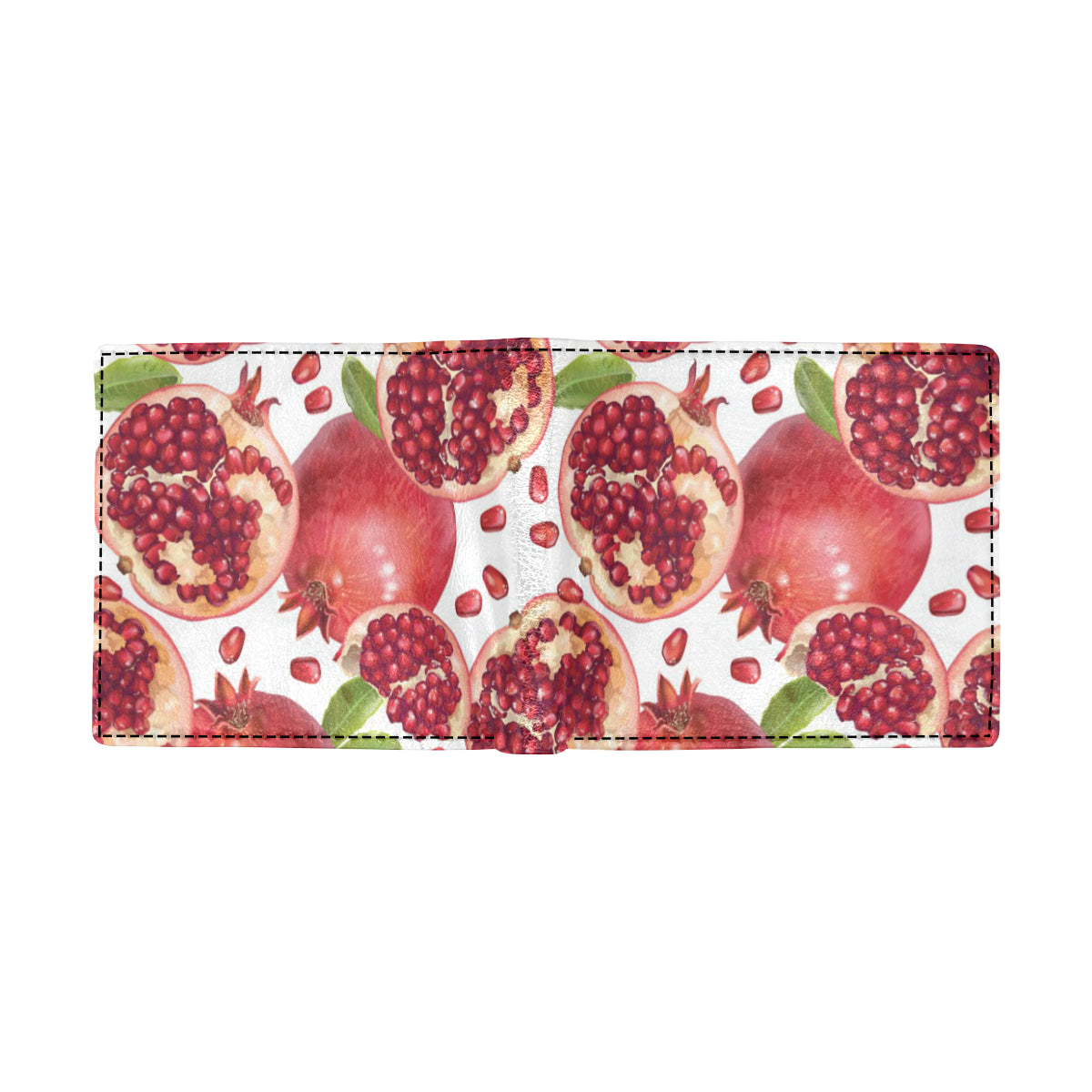 Pomegranate Pattern Print Design PG03 Men's ID Card Wallet