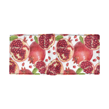 Pomegranate Pattern Print Design PG03 Men's ID Card Wallet