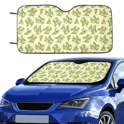 Olive Print Design LKS302 Car front Windshield Sun Shade