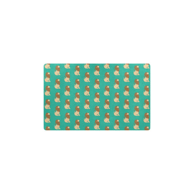 Lion Pattern Print Design 02 Kitchen Mat