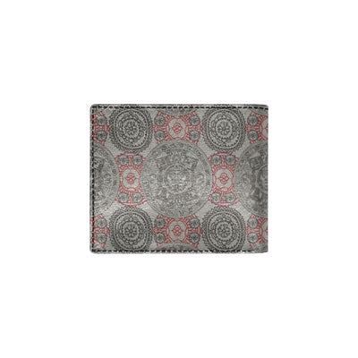 Calendar Aztec Pattern Print Design 04 Men's ID Card Wallet