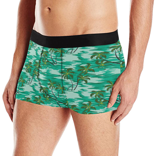 Palm Tree Pattern Print Design A01 Men's Boxer Briefs