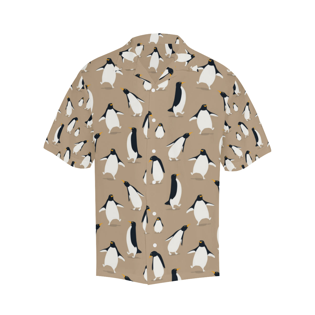 Penguin Pattern Print Design A01 Men's Hawaiian Shirt