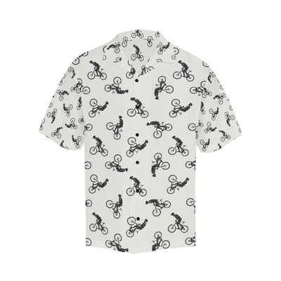 Mountain bike Pattern Print Design 01 Men's Hawaiian Shirt