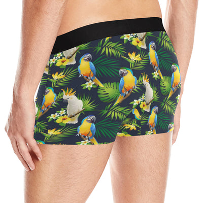 Parrot Pattern Print Design A03 Men's Boxer Briefs