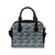 Dachshund Pattern Print Design 012 Shoulder Handbag