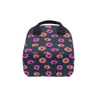 Anemone Pattern Print Design AM08 Insulated Lunch Bag