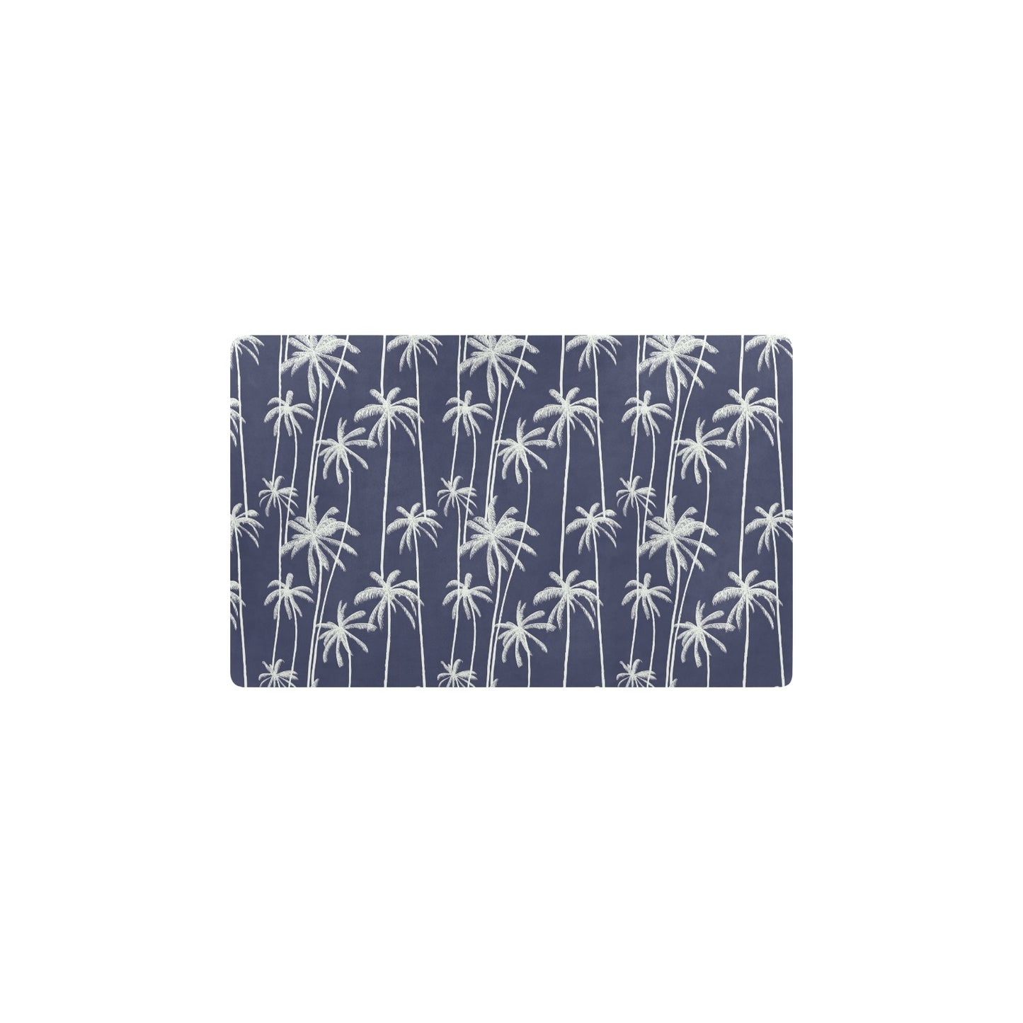 Palm Tree Pattern Print Design PT06 Kitchen Mat