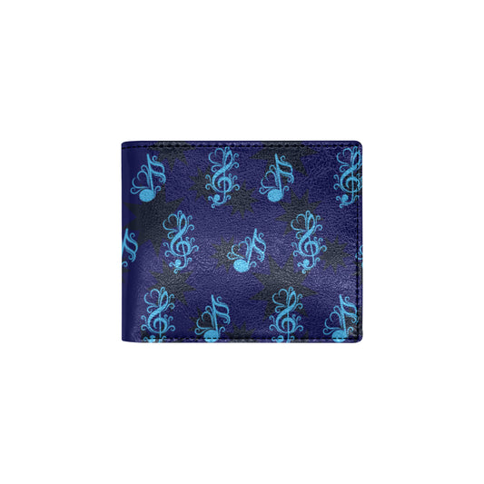 Music note Pattern Print Design A04 Men's ID Card Wallet