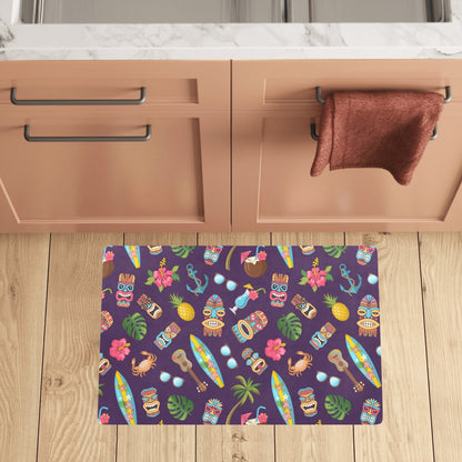Hawaiian Themed Pattern Print Design H024 Kitchen Mat