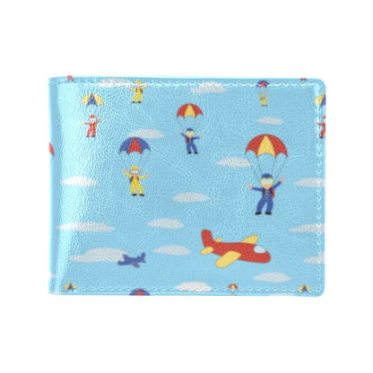 Skydiver Print Design LKS304 Men's ID Card Wallet