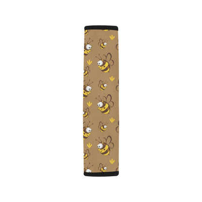 Bee Pattern Print Design BEE09 Car Seat Belt Cover