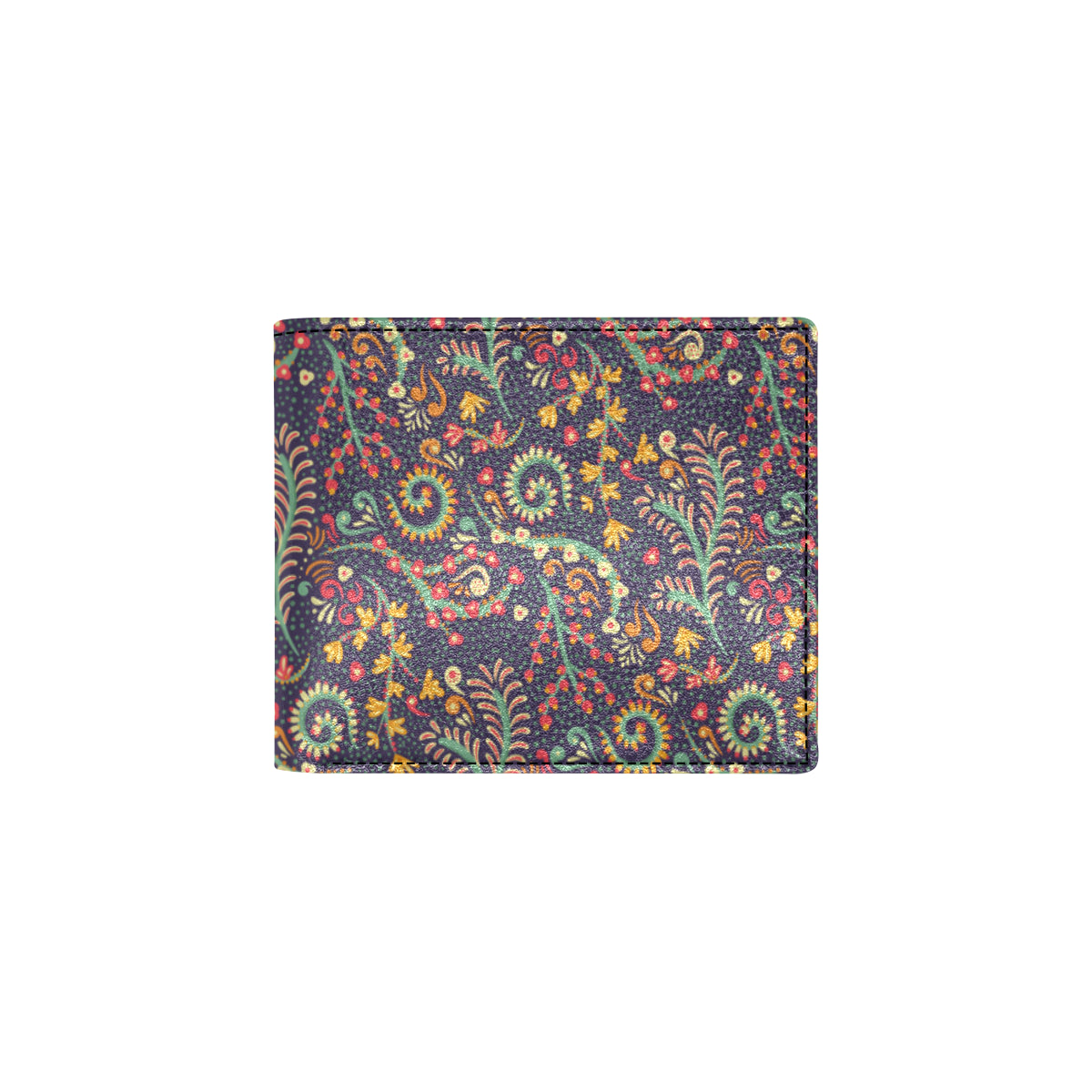 Bohemian Pattern Print Design 08 Men's ID Card Wallet