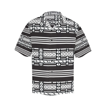 Samoan Tattoo Print Design LKS304 Men's Hawaiian Shirt