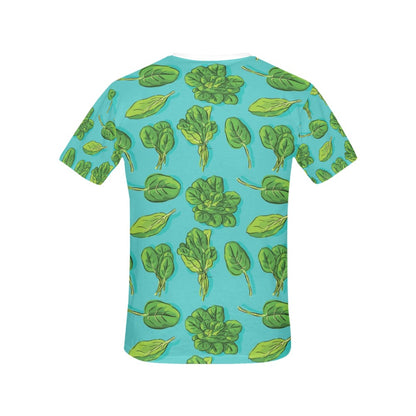 Spinach Print Design LKS301 Women's  T-shirt